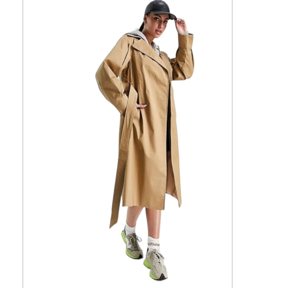 Forever 21 Jackets & Blazers - Forever 21 plus size tie-waist trench coat